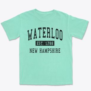 Waterloo New Hampshire Classic Established Premium Heavyweight T-shirt