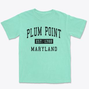 Plum Point Maryland Classic Established Premium Heavyweight T-shirt