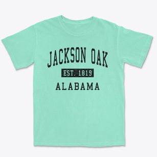 Jackson Oak Alabama Classic Established Premium Heavyweight T-shirt