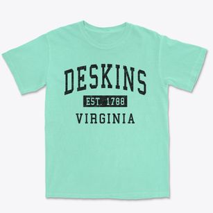 Deskins Virginia Classic Established Premium Heavyweight T-shirt