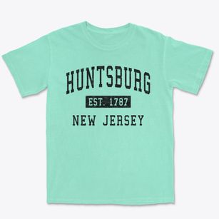 Huntsburg New Jersey Classic Established Premium Heavyweight T-shirt