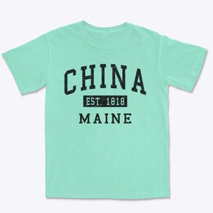 China Maine Classic Established Premium Heavyweight T-shirt