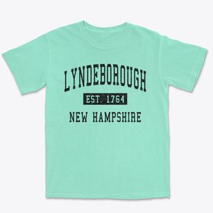 Lyndeborough New Hampshire Classic Established Premium Heavyweight T-shirt