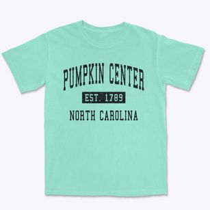 Pumpkin Center North Carolina Classic Established Premium Heavyweight T-shirt
