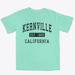 Kernville California Classic Established Premium Heavyweight T-shirt