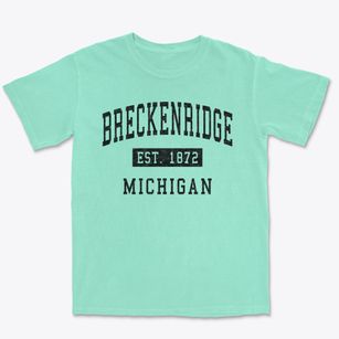 Breckenridge Michigan Classic Established Premium Heavyweight T-shirt