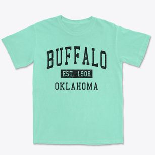 Buffalo Oklahoma Classic Established Premium Heavyweight T-shirt