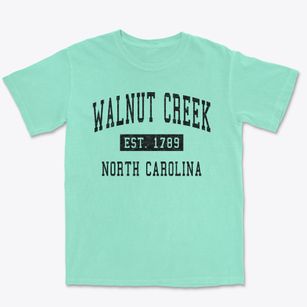 Walnut Creek North Carolina Classic Established Premium Heavyweight T-shirt