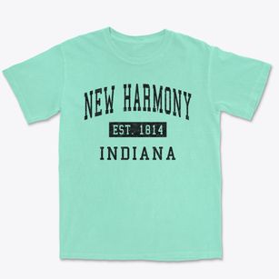 New Harmony Indiana Classic Established Premium Heavyweight T-shirt