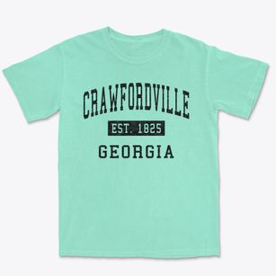 Crawfordville Georgia Classic Established Premium Heavyweight T-shirt