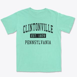 Clintonville Pennsylvania Classic Established Premium Heavyweight T-shirt
