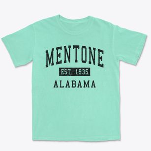 Mentone Alabama Classic Established Premium Heavyweight T-shirt