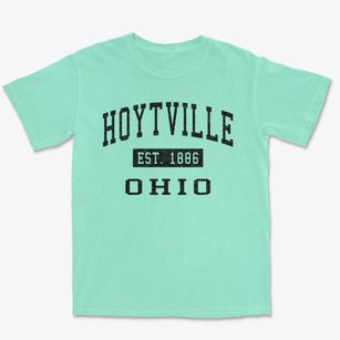 Hoytville Ohio Classic Established Premium Heavyweight T-shirt