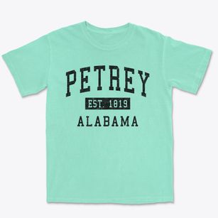 Petrey Alabama Classic Established Premium Heavyweight T-shirt