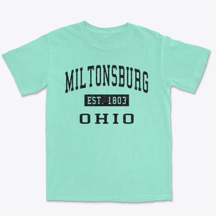 Miltonsburg Ohio Classic Established Premium Heavyweight T-shirt