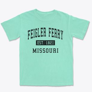Feigler Ferry Missouri Classic Established Premium Heavyweight T-shirt
