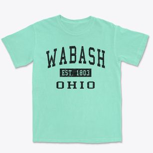 Wabash Ohio Classic Established Premium Heavyweight T-shirt