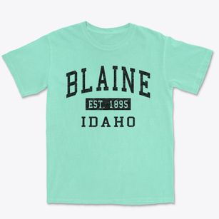 Blaine Idaho Classic Established Premium Heavyweight T-shirt