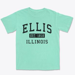 Ellis Illinois Classic Established Premium Heavyweight T-shirt