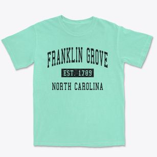 Franklin Grove North Carolina Classic Established Premium Heavyweight T-shirt