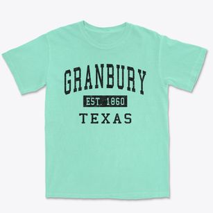 Granbury Texas Classic Established Premium Heavyweight T-shirt