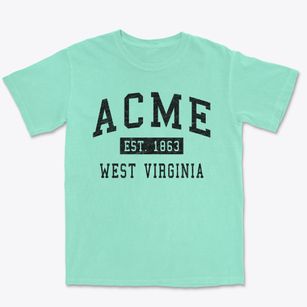 Acme West Virginia Classic Established Premium Heavyweight T-shirt