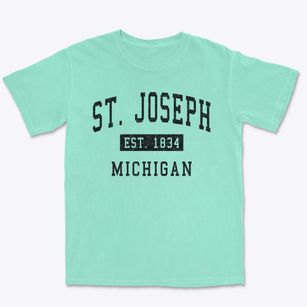 St. Joseph Michigan Classic Established Premium Heavyweight T-shirt