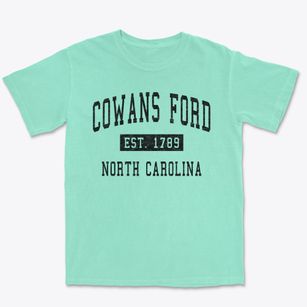 Cowans Ford North Carolina Classic Established Premium Heavyweight T-shirt