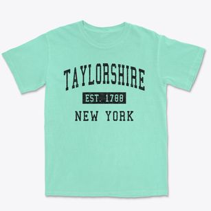 Taylorshire New York Classic Established Premium Heavyweight T-shirt