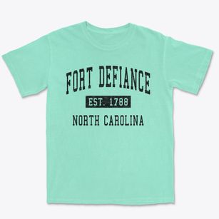 Fort Defiance North Carolina Classic Established Premium Heavyweight T-shirt