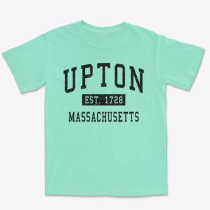 Upton Massachusetts Classic Established Premium Heavyweight T-shirt