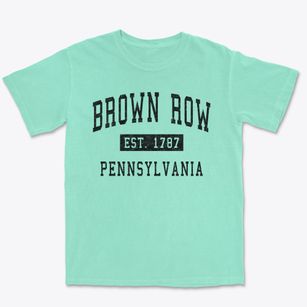 Brown Row Pennsylvania Classic Established Premium Heavyweight T-shirt