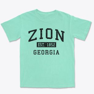 Zion Georgia Classic Established Premium Heavyweight T-shirt
