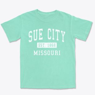 Sue City Missouri Classic Established Premium Heavyweight T-shirt