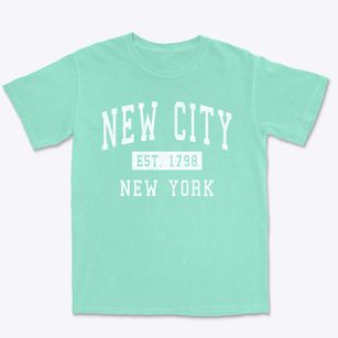 New City New York Classic Established Premium Heavyweight T-shirt