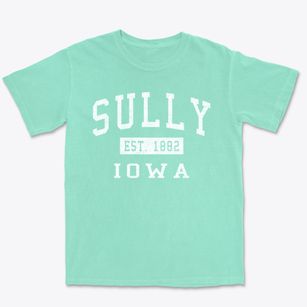 Sully Iowa Classic Established Premium Heavyweight T-shirt