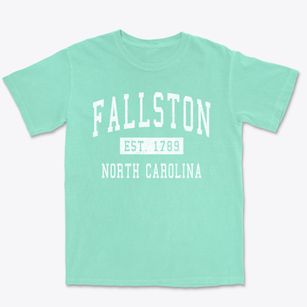 Fallston North Carolina Classic Established Premium Heavyweight T-shirt