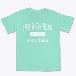 Upper Santan Village Arizona Classic Established Premium Heavyweight T-shirt