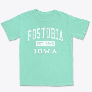 Fostoria Iowa Classic Established Premium Heavyweight T-shirt
