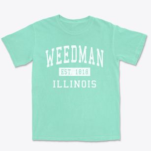 Weedman Illinois Classic Established Premium Heavyweight T-shirt