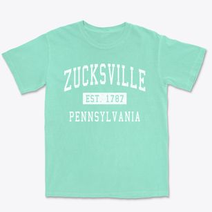 Zucksville Pennsylvania Classic Established Premium Heavyweight T-shirt