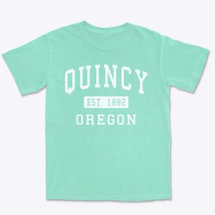 Quincy Oregon Classic Established Premium Heavyweight T-shirt