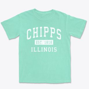 Chipps Illinois Classic Established Premium Heavyweight T-shirt