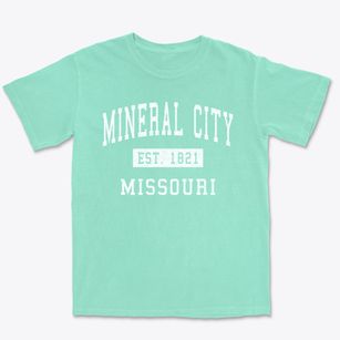 Mineral City Missouri Classic Established Premium Heavyweight T-shirt