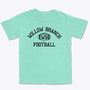 Willow Branch Intermediate School Classic Football Premium Heavyweight T-shirt