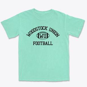 Woodstock Union High School Classic Football Premium Heavyweight T-shirt