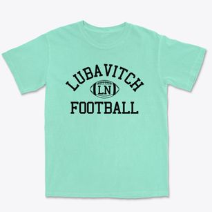 Lubavitch Nursery Classic Football Premium Heavyweight T-shirt