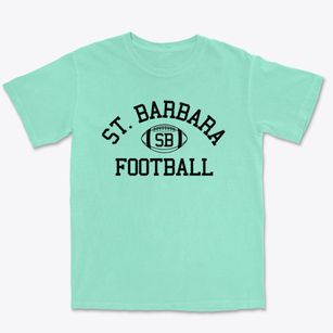 Saint Barbara School Classic Football Premium Heavyweight T-shirt