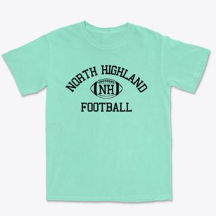 North Highland School Classic Football Premium Heavyweight T-shirt