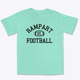 Rampart High School Classic Football Premium Heavyweight T-shirt